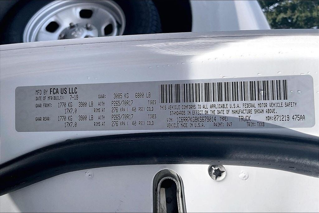 2019 RAM 1500 Classic Tradesman