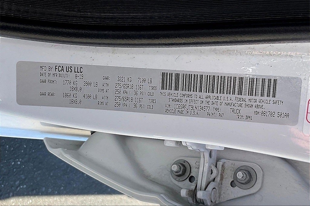 2020 RAM 1500 Laramie