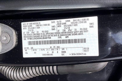 2022 Ford Escape SE