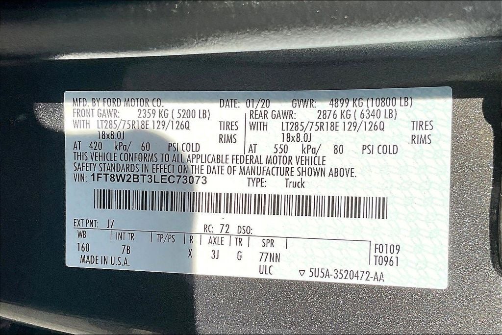 2020 Ford F-250SD Platinum