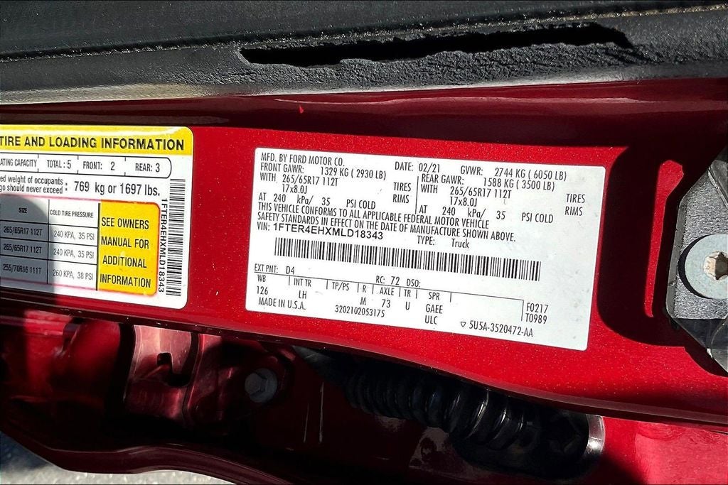 2021 Ford Ranger XLT