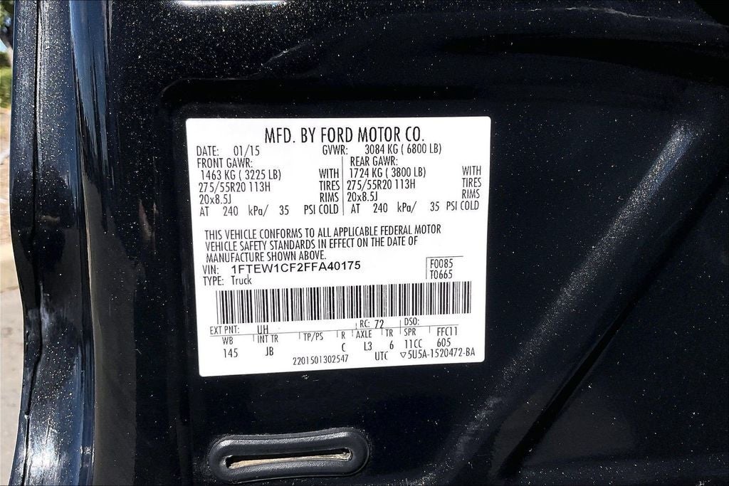 2015 Ford F-150 XLT