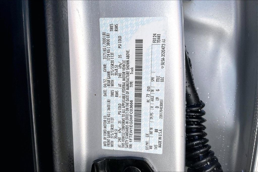 2017 Ford F-150 Platinum