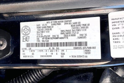 2021 Ford F-150 XLT