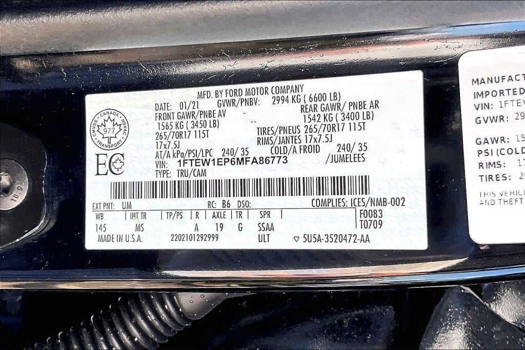 2021 Ford F-150 XLT