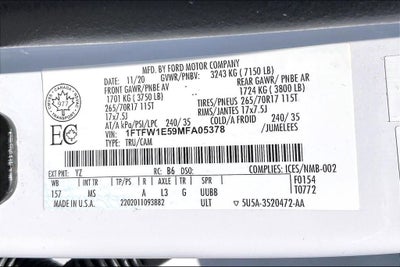 2021 Ford F-150 XLT