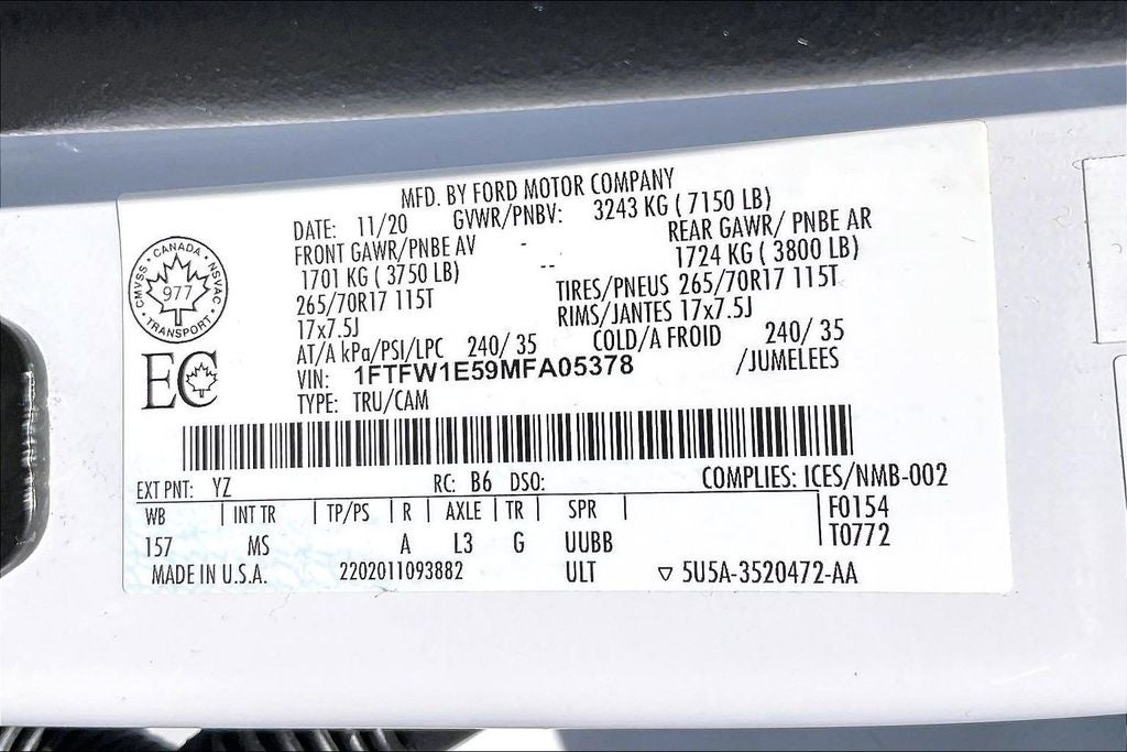 2021 Ford F-150 XLT
