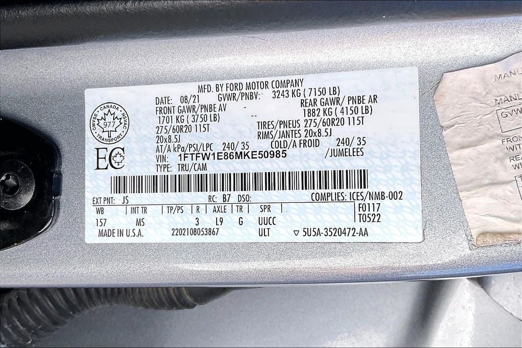2021 Ford F-150 XLT