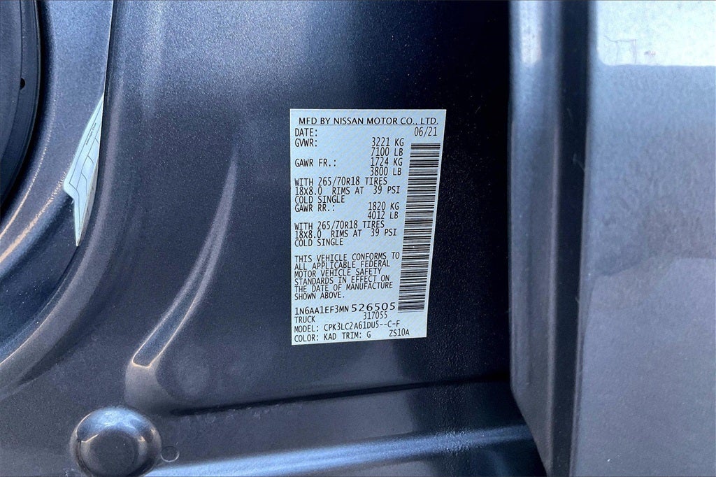 2021 Nissan Titan SV