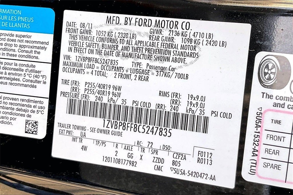 2012 Ford Mustang GT Premium