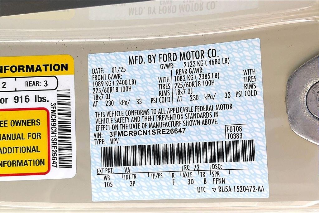 2025 Ford Bronco Sport Outer Banks