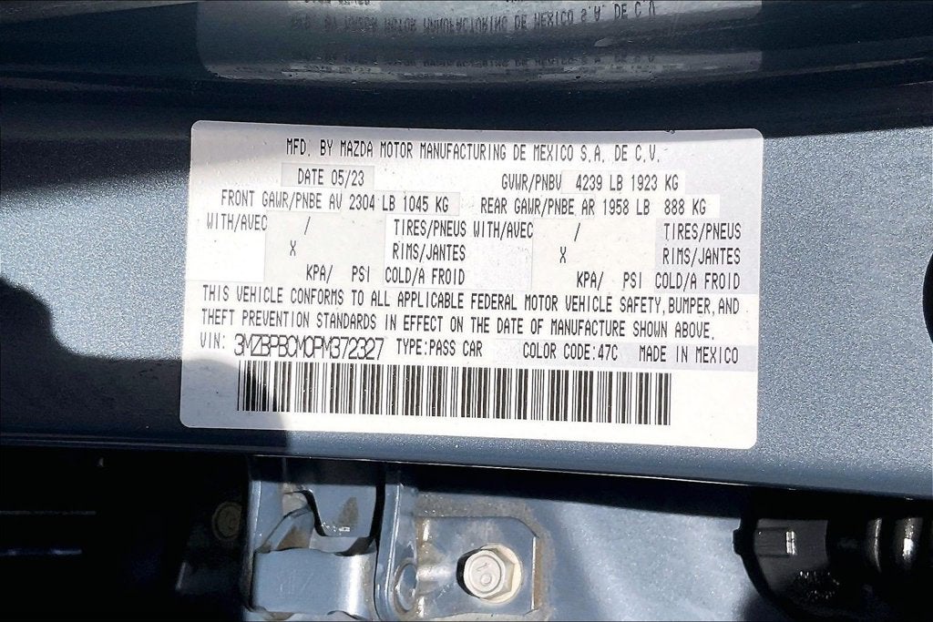 2023 Mazda Mazda3 2.5 S Carbon Edition