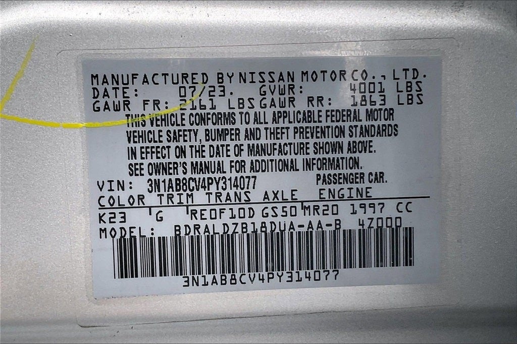 2023 Nissan Sentra SV