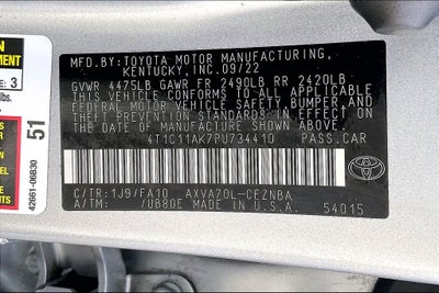 2023 Toyota Camry LE