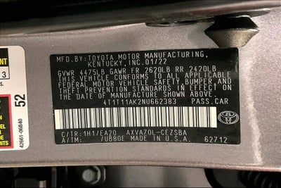 2022 Toyota Camry SE Nightshade