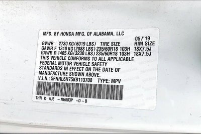 2019 Honda Odyssey EX-L