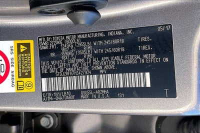 2017 Toyota Highlander XLE