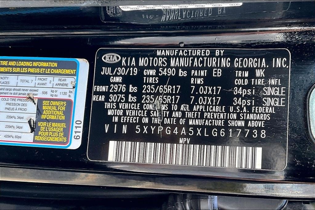 2020 Kia Sorento LX