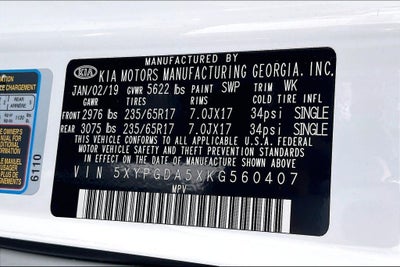 2019 Kia Sorento LX