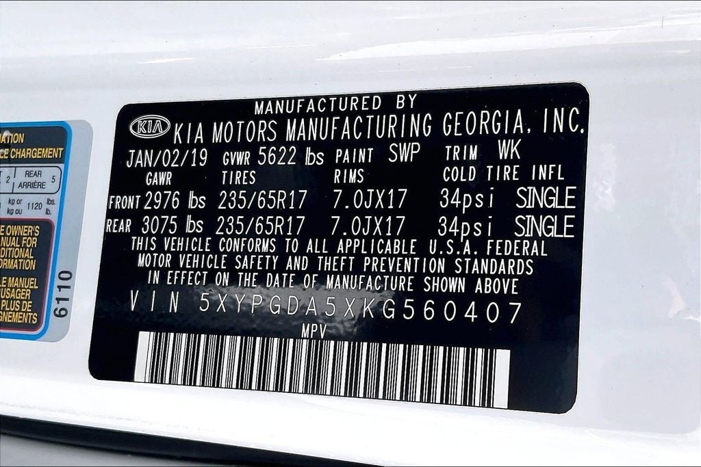 2019 Kia Sorento LX